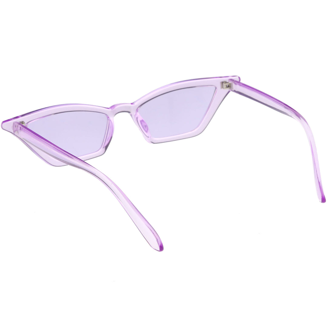 Women's Colorful Translucent Color Tone Lens Cat Eye Sunglasses C735