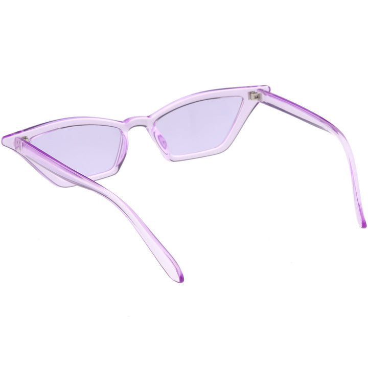 Women's Colorful Translucent Color Tone Lens Cat Eye Sunglasses C735