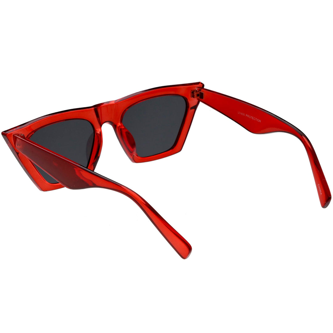 Women's Retro Oversize Wide Pointed Cat Eye Sunglasses C921