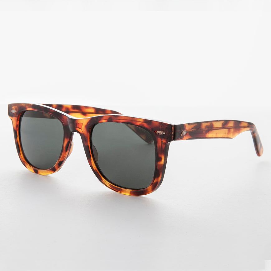 Classic Tortoiseshell Square Sunglasses - Campbell