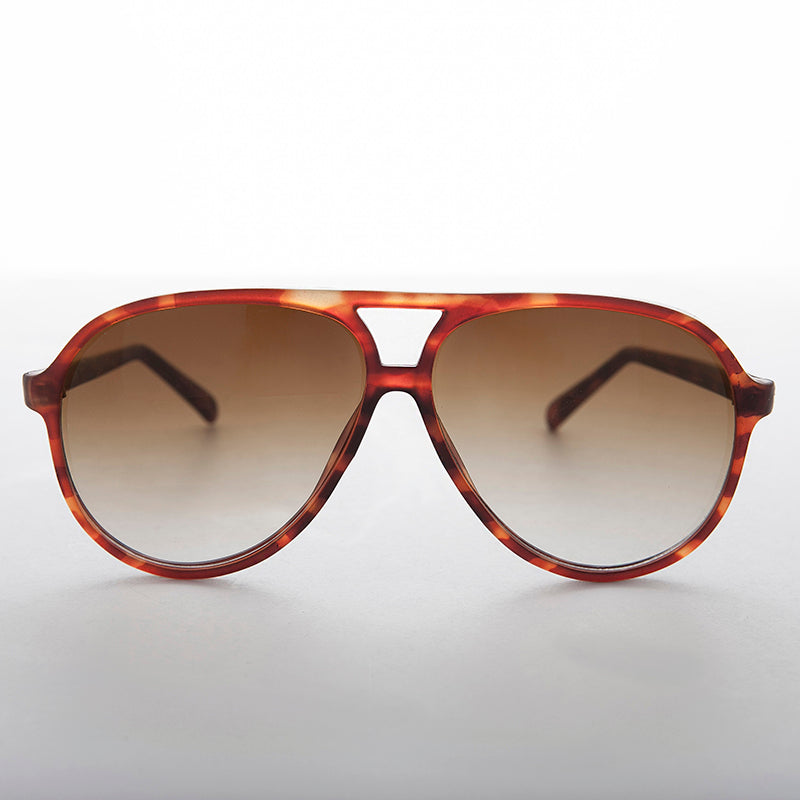 Large Frame Pilot Vintage Sunglass with Gradient Lens - Champ – spare ...