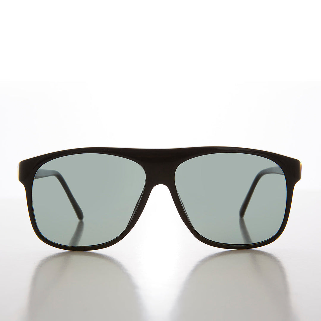 Gafas de sol de aviador vintage grandes cuadradas con lentes de vidrio - Conrad