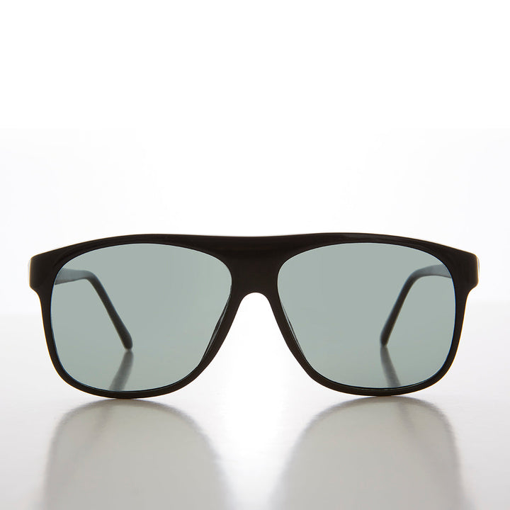Gafas de sol de aviador vintage grandes cuadradas con lentes de vidrio - Conrad