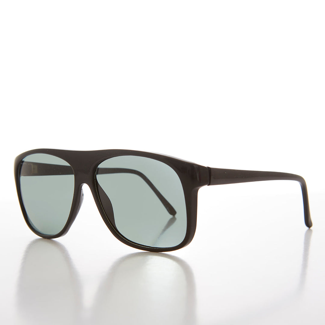 Gafas de sol de aviador vintage grandes cuadradas con lentes de vidrio - Conrad