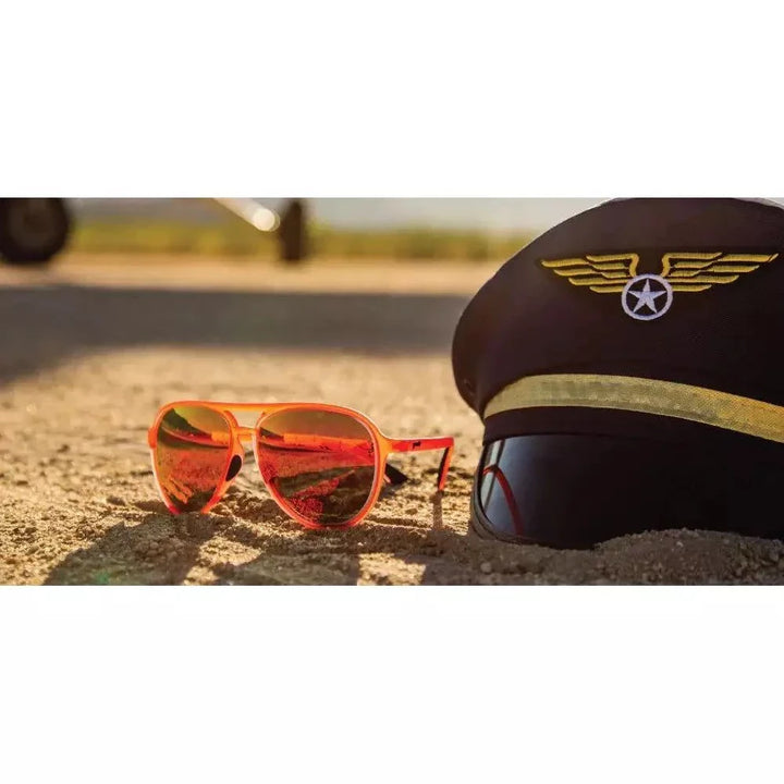 "Captain Blunt's Red-Eye" MACH G Polarized Sunglasses