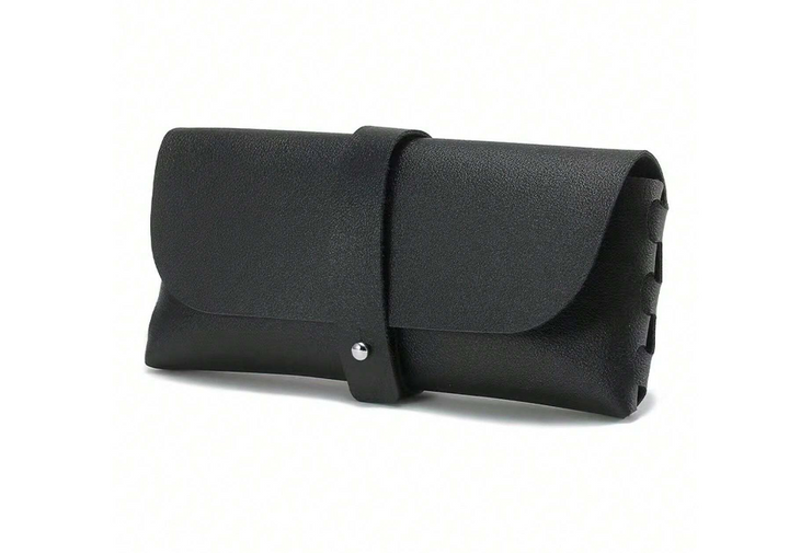 Faux Leather Buckle Case