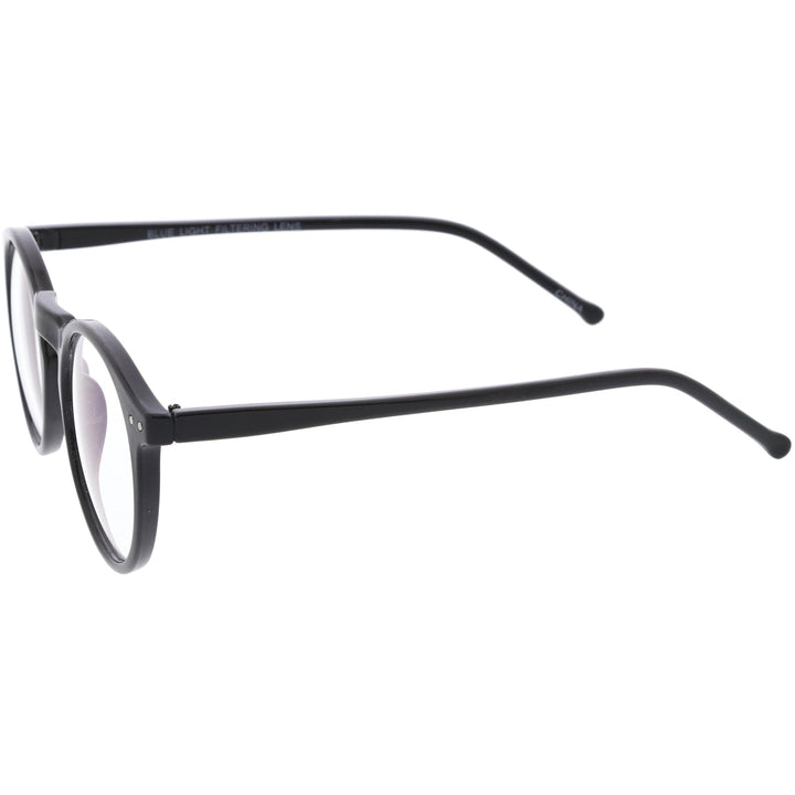 Retro P3 Shaped Clear Lens Blue Light Blocking Glasses D158