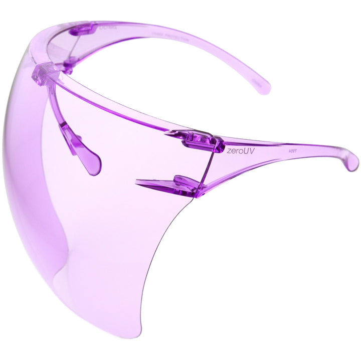 Protective Face Shield Full Cover Visor Glasses/Sunglasses (Anti-Fog) D188