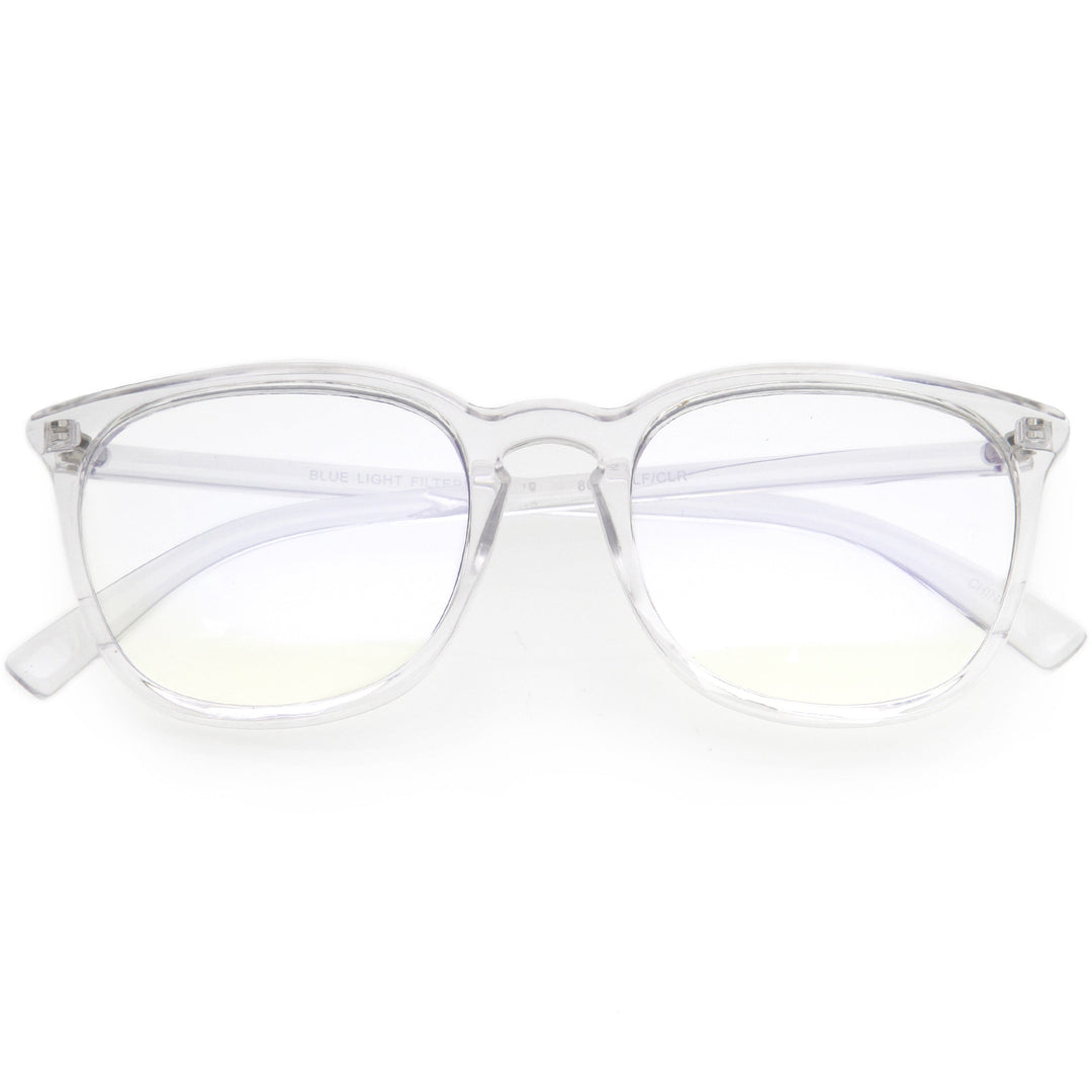 Anti Blue Light Blocking Horn Rimmed Computer Glasses