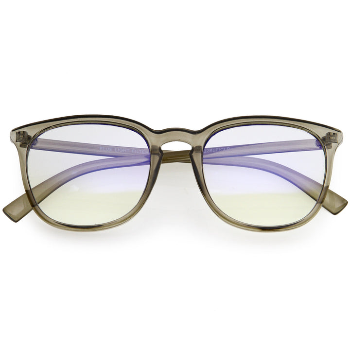 Anti Blue Light Blocking Horn Rimmed Computer Glasses