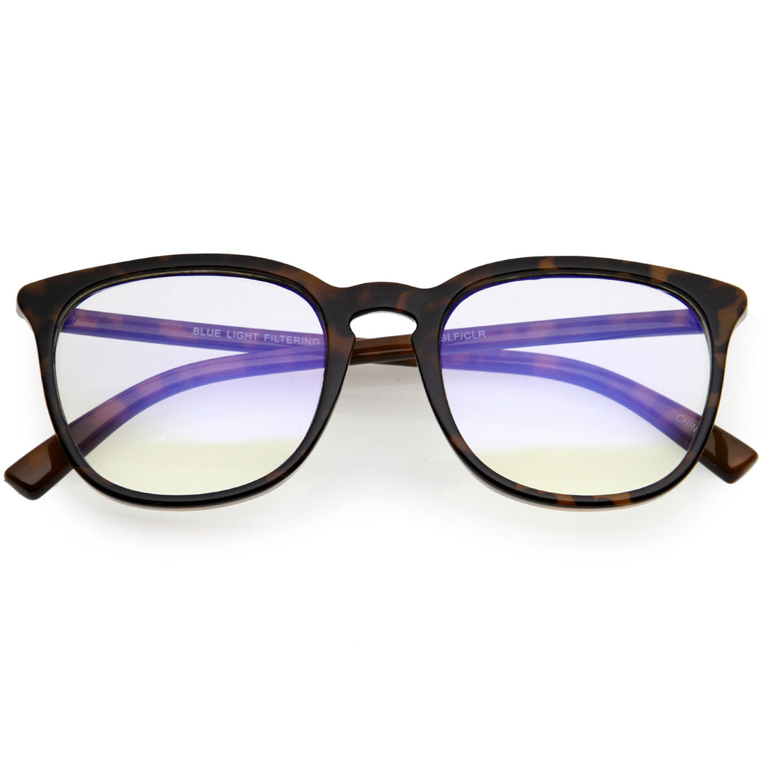 Anti Blue Light Blocking Horn Rimmed Computer Glasses