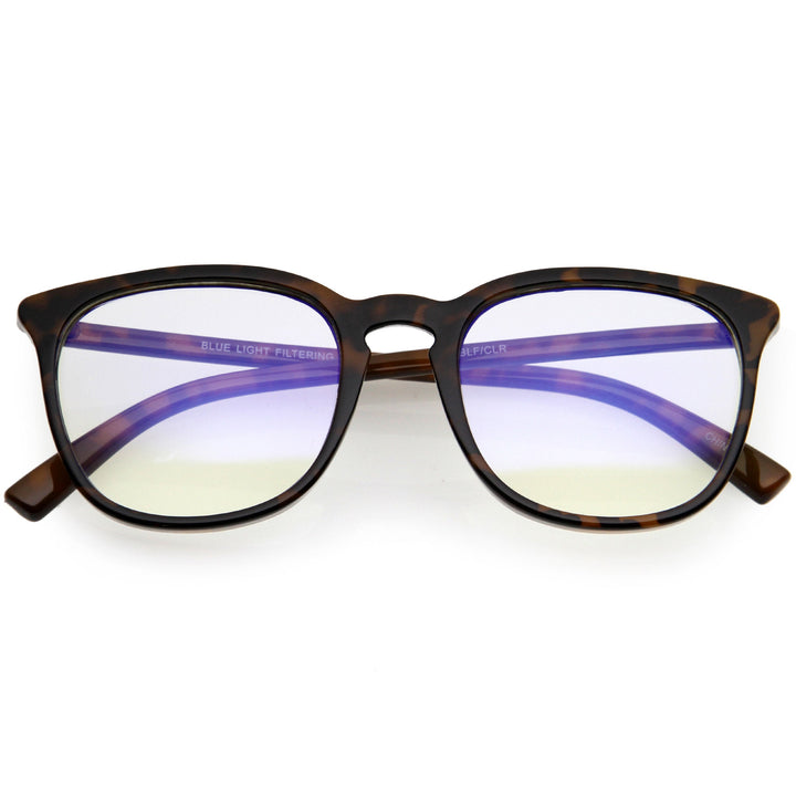 Anti Blue Light Blocking Horn Rimmed Computer Glasses