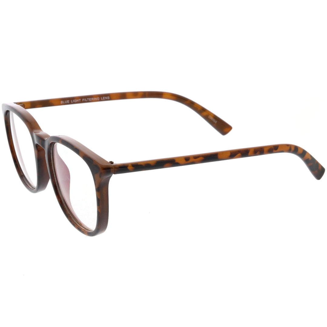 Anti Blue Light Blocking Horn Rimmed Computer Glasses
