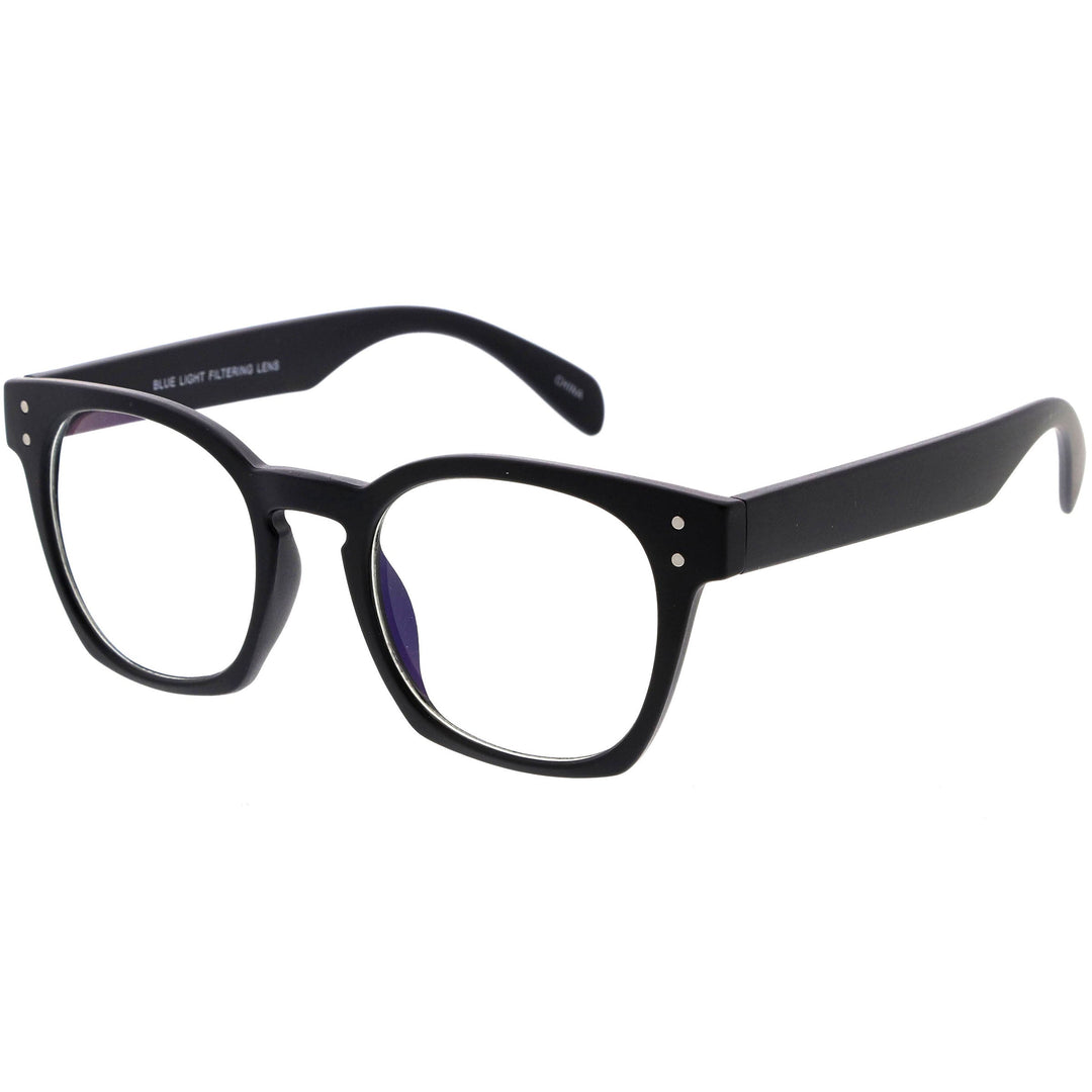 Blue Light Filtering Horn Rimmed Square Computer Glasses