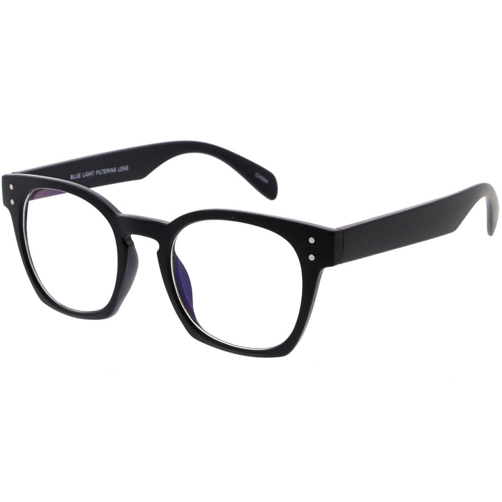 Blue Light Filtering Horn Rimmed Square Computer Glasses