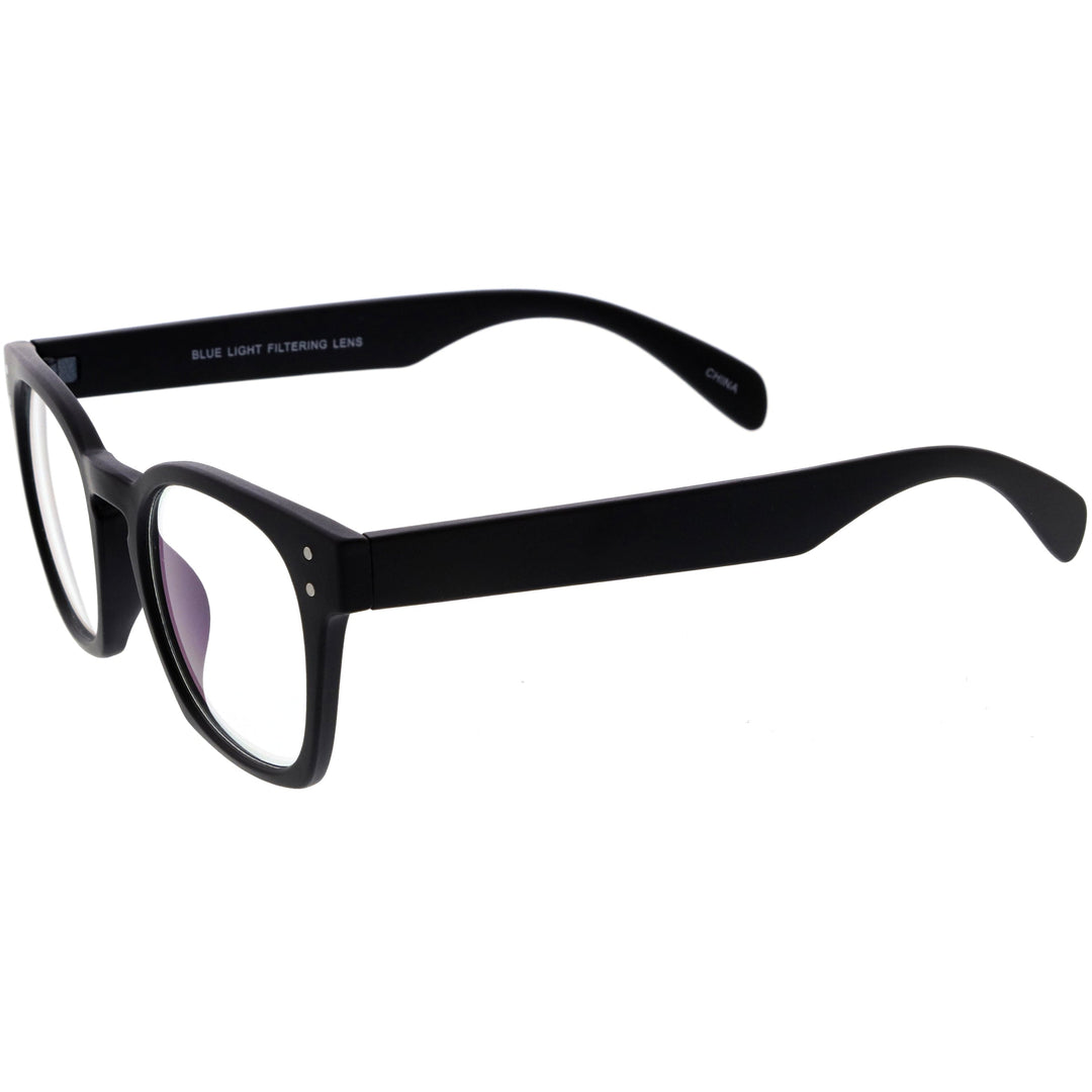 Blue Light Filtering Horn Rimmed Square Computer Glasses
