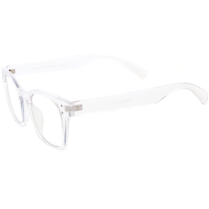 Blue Light Filtering Horn Rimmed Square Computer Glasses