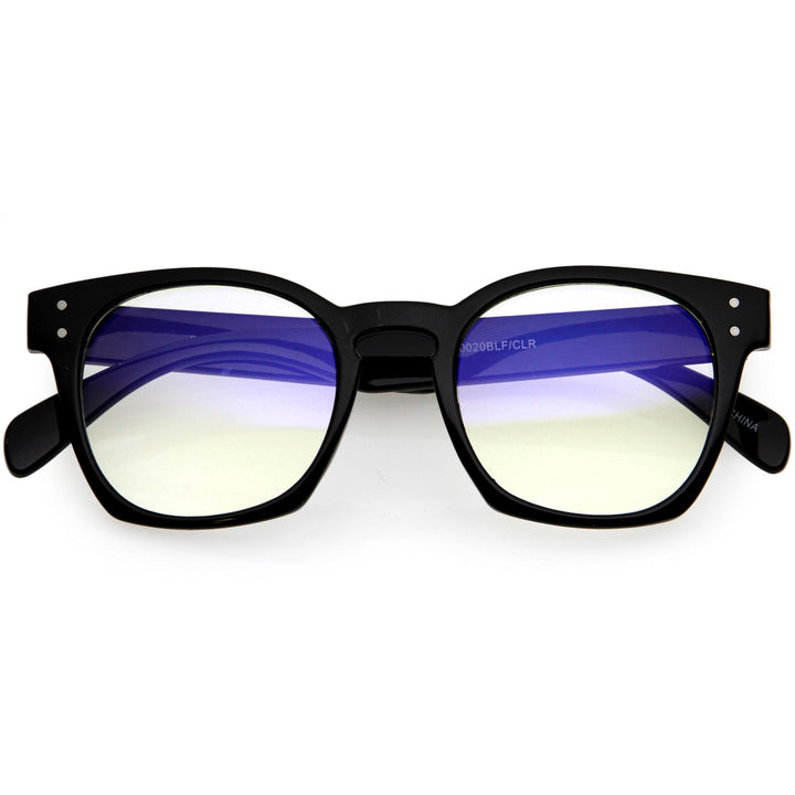 Blue Light Filtering Horn Rimmed Square Computer Glasses