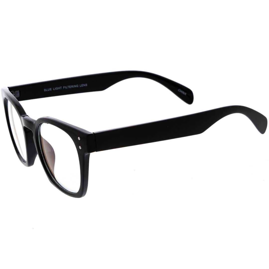 Blue Light Filtering Horn Rimmed Square Computer Glasses