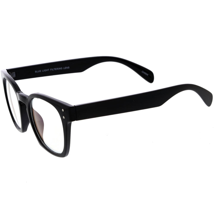 Blue Light Filtering Horn Rimmed Square Computer Glasses
