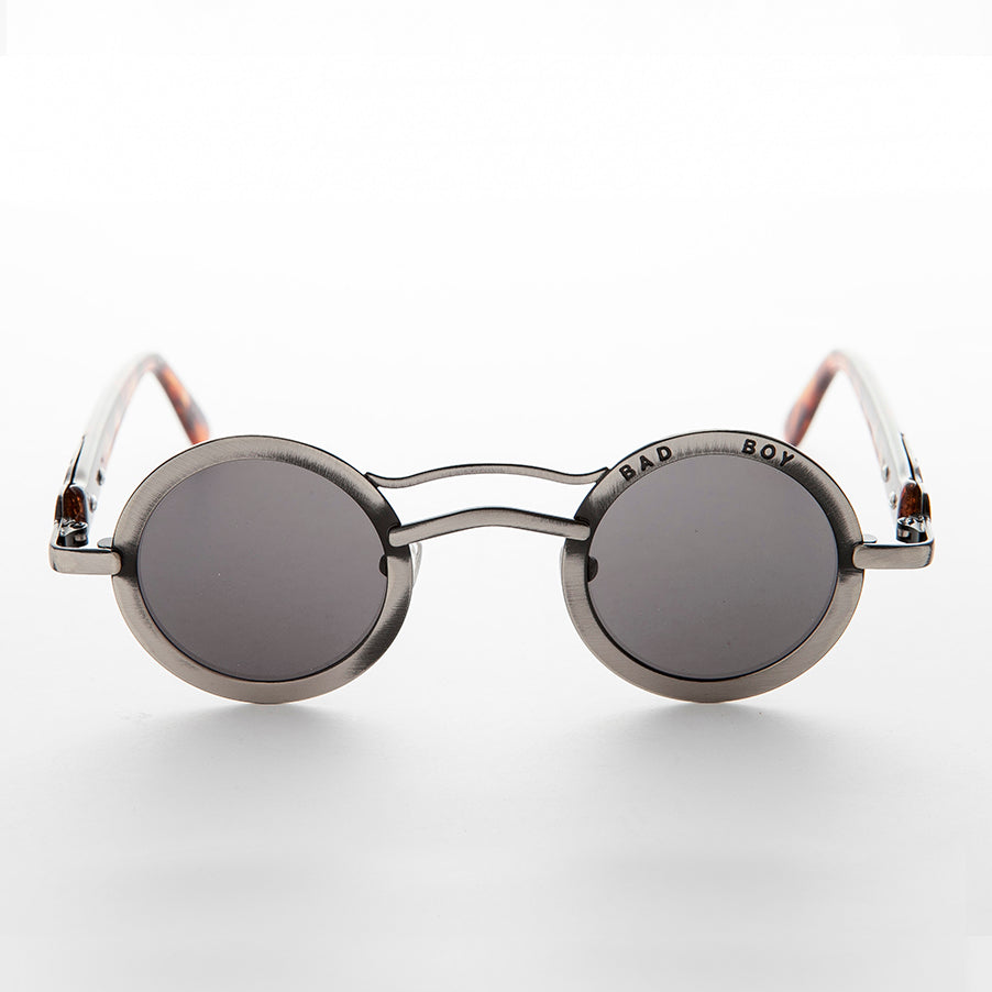 Round Circle Bad Boy Vintage Sunglass - Dean