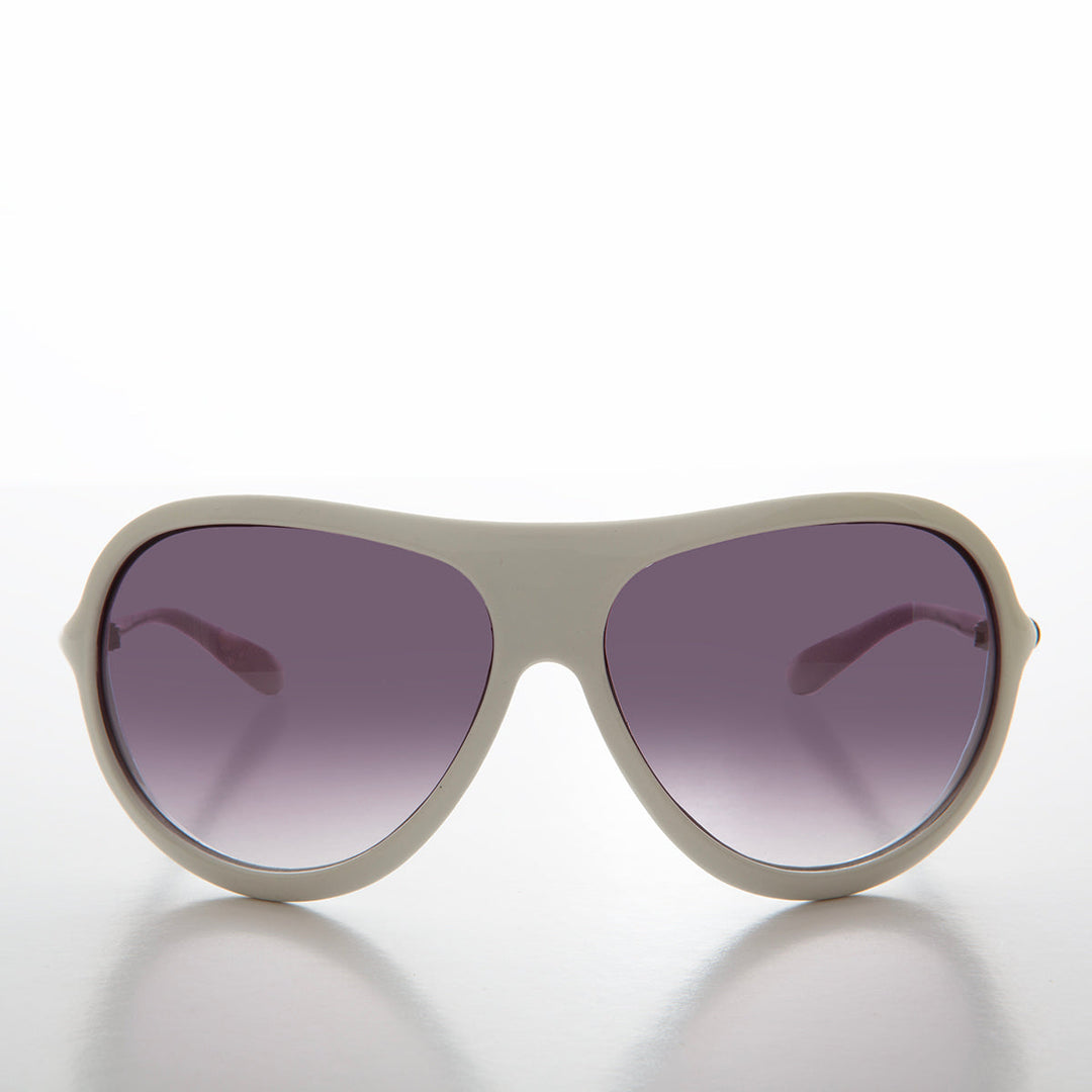 Large Teardrop 80s Fashion Sunglass - Dixon