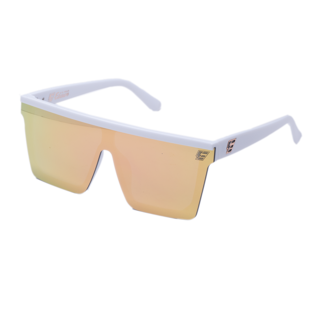 Afterhour White Frame/Champagne Lens