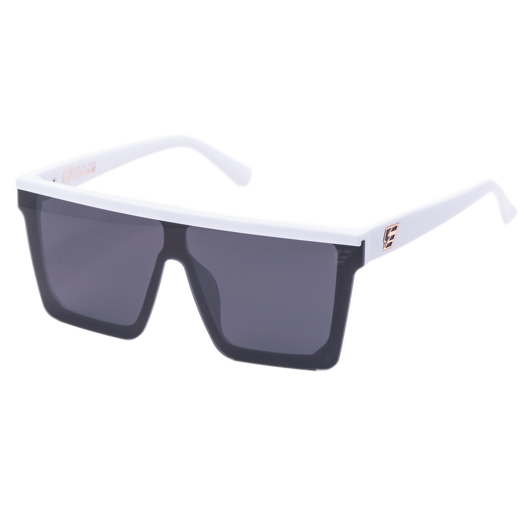 Afterhour White Frame/Smoked Lens