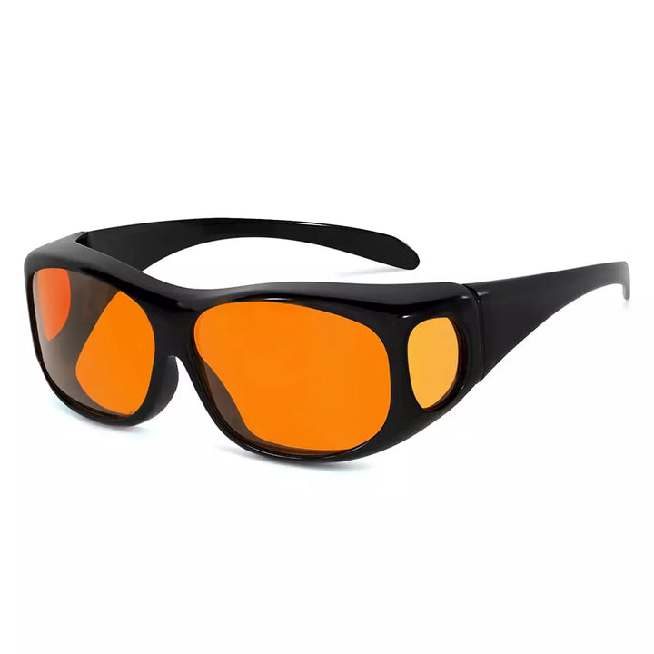 Blue Light Blocking Fitover Glasses Orange Sleeping Eyeglasses DSXM1806