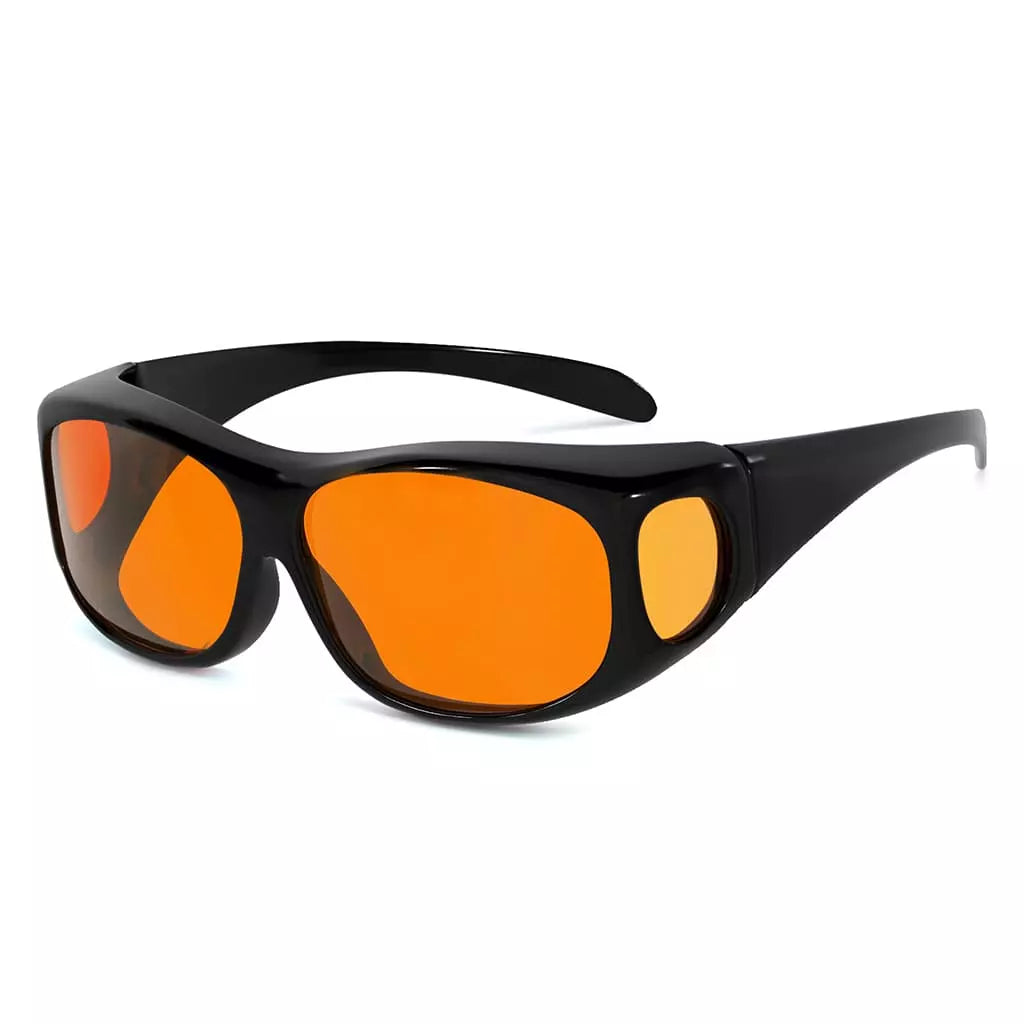 Blue Light Blocking Fitover Glasses Orange Sleeping Eyeglasses DSXM1806
