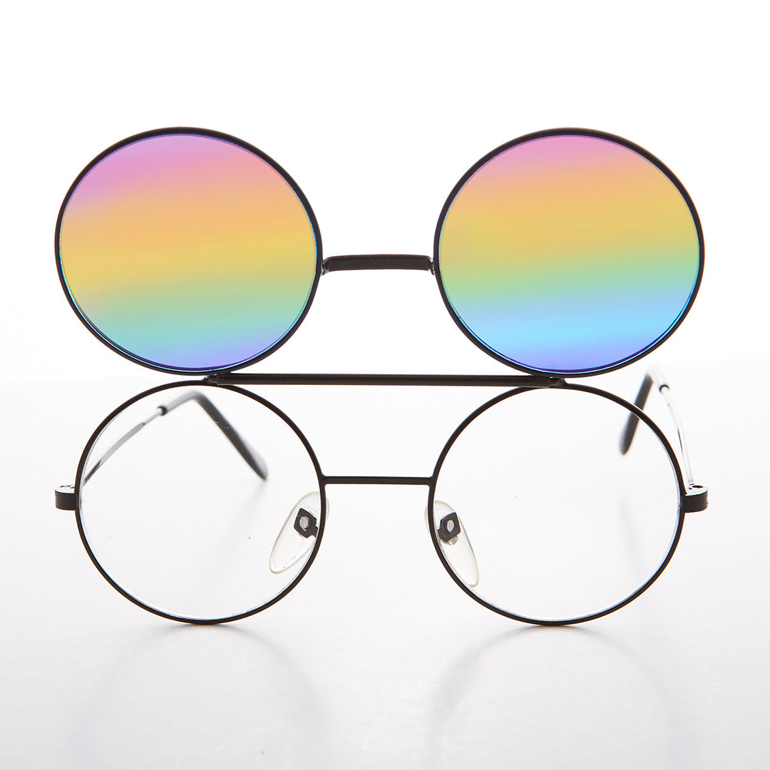 80s Flip Up Sunglasses - Flippy
