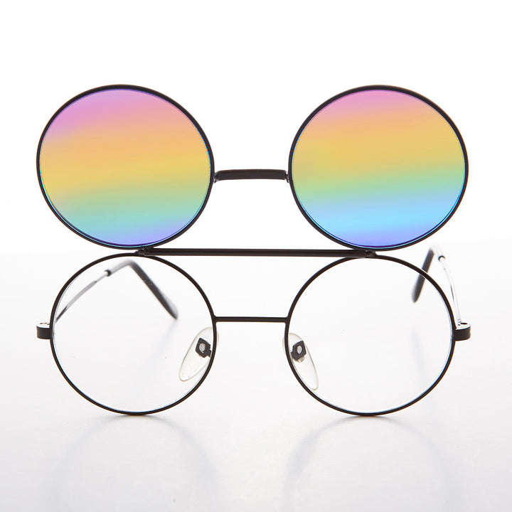 80s Flip Up Sunglasses - Flippy