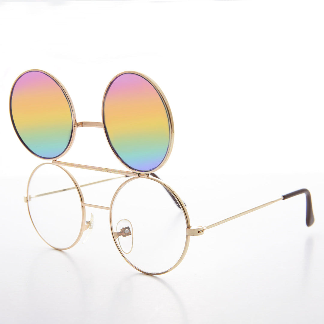 80s Flip Up Sunglasses - Flippy