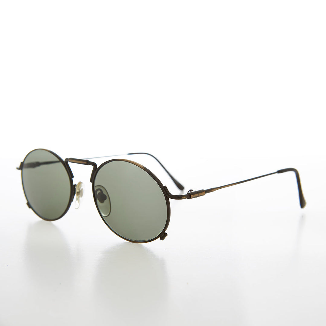 Metal Industrial Steampunk Vintage Sunglass - Eben