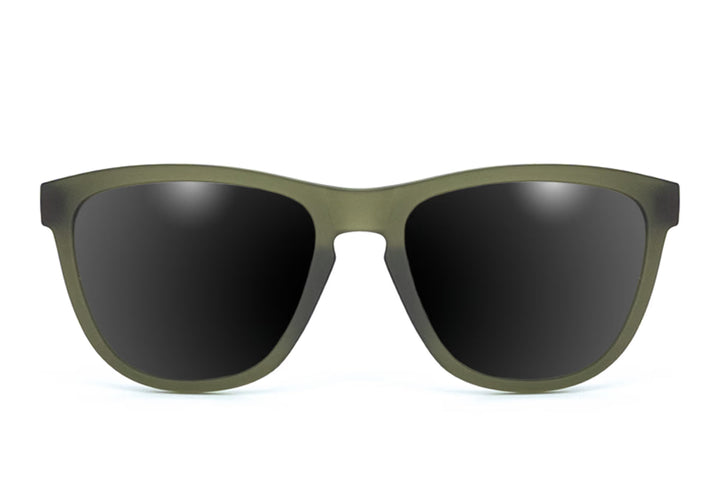Frosted Forest Green - Jet Black Lens Polarized - Essentials