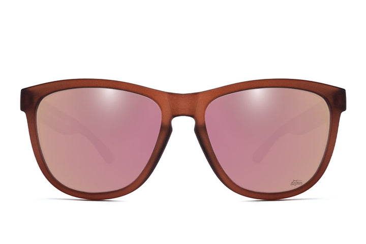 Frosted Burgundy - Rose Pink Lens Polarized - Essentials