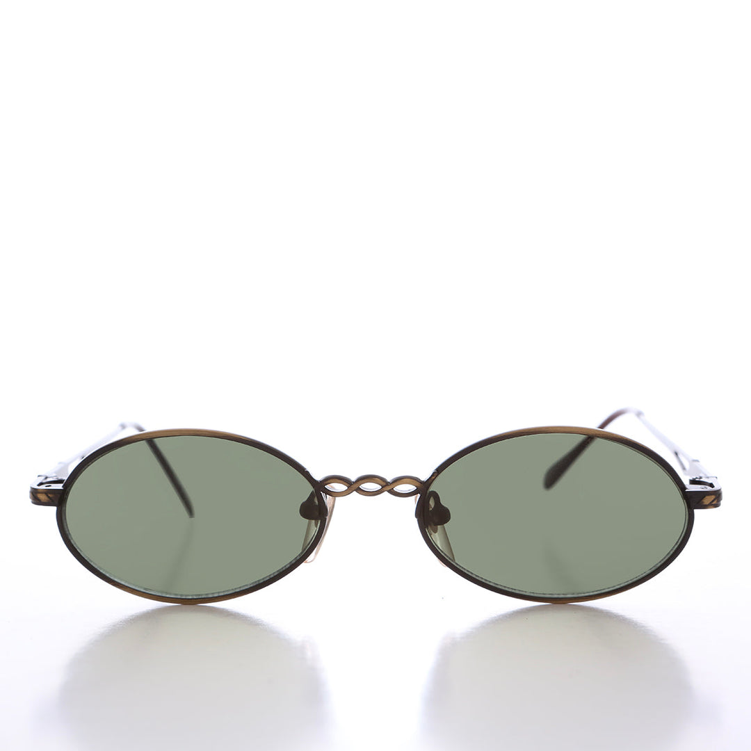 90s Fancy Oval Sunglasses - Fairburn