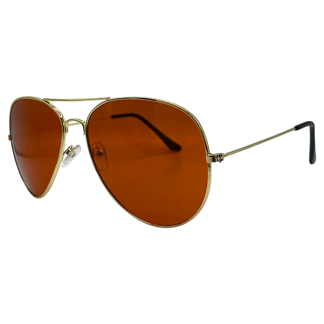 Filtrar gafas de sol de aviador vintage | Bloqueador azul | Conducción diurna