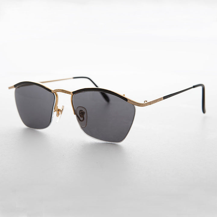90s Gold Delicate Vintage Sunglass  - Francis