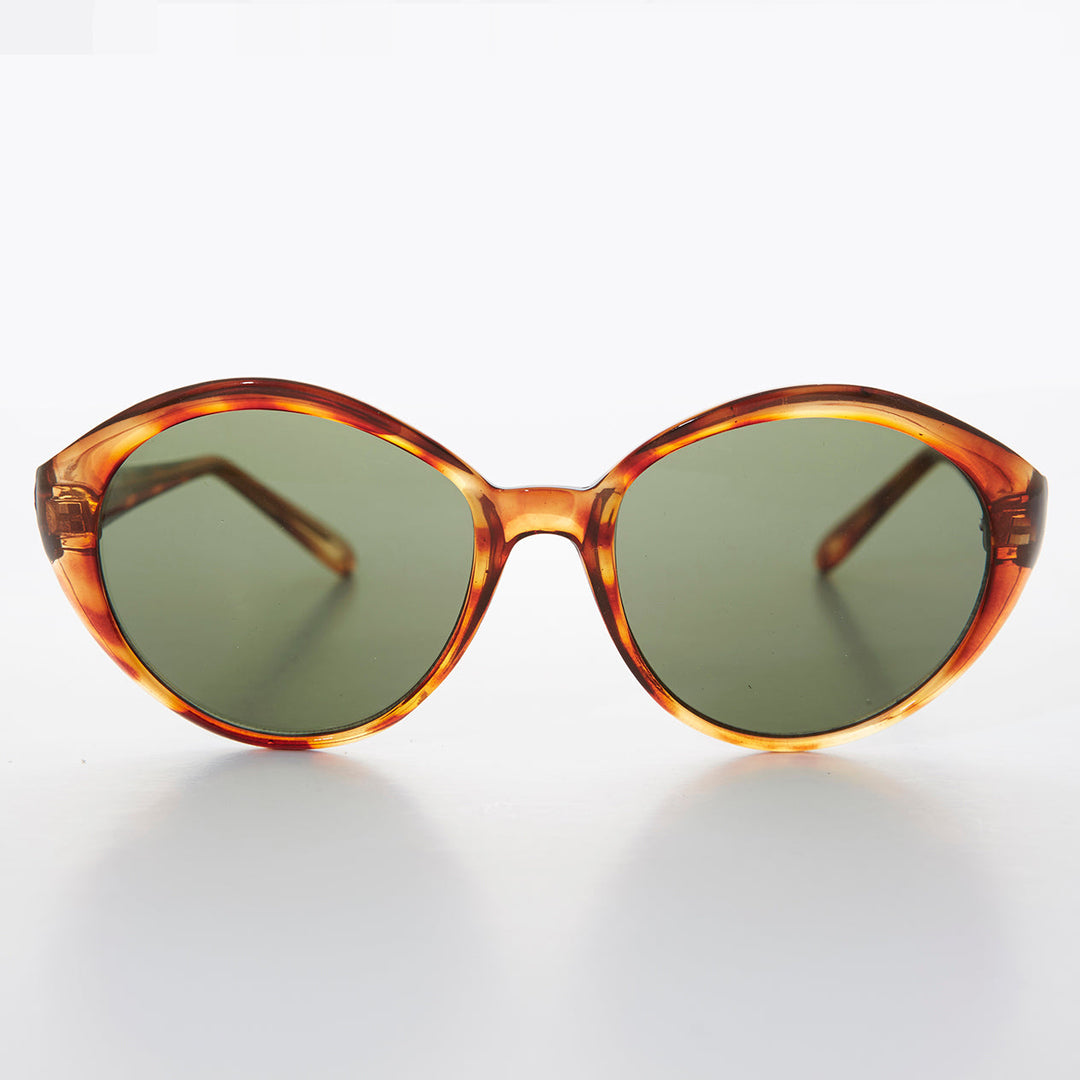 Round Women's Vintage Sunglass - Ginger