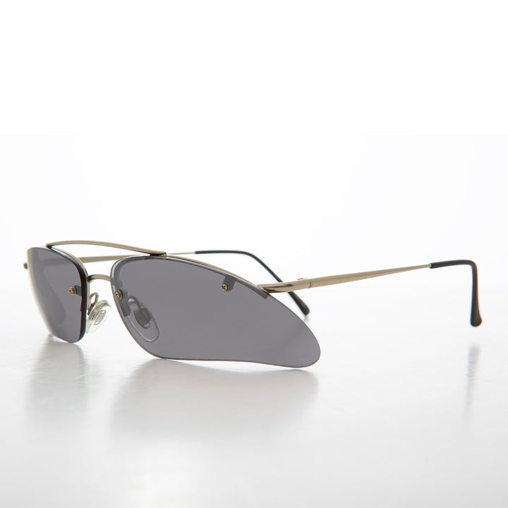 Wrap Around Architectural y2k Sunglasses - Ginko