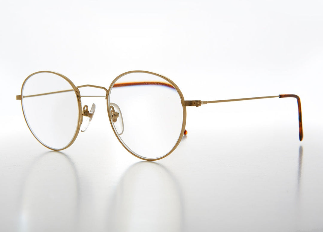 Gold Round Classic Polo Reading Glasses - Hodges