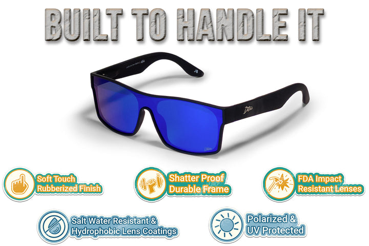 Horizon XL - Matte Black - Jet Black Polarized