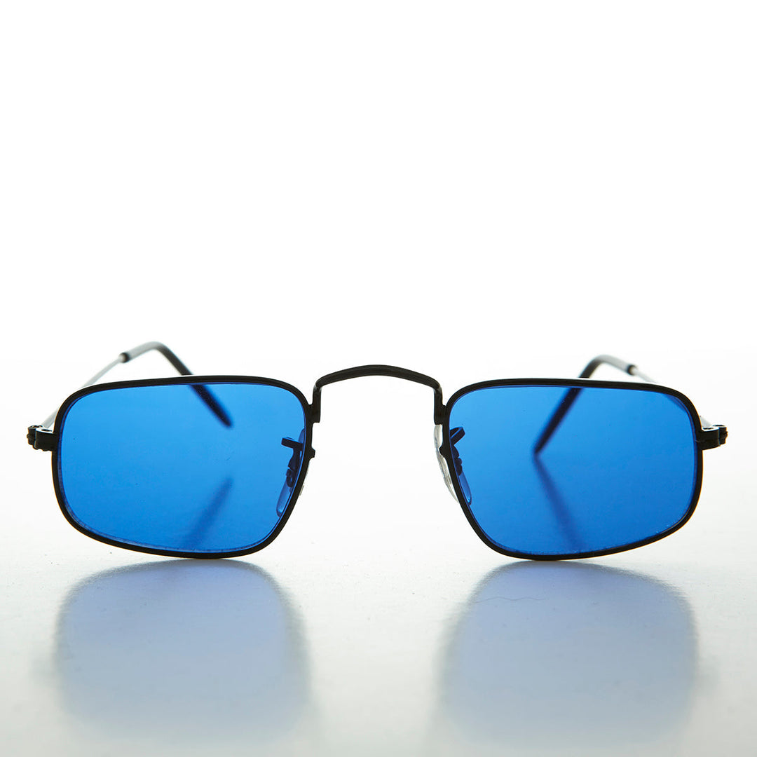 Square Hippy Ben Franklin Colored Lens Vintage Sunglass - Jazz