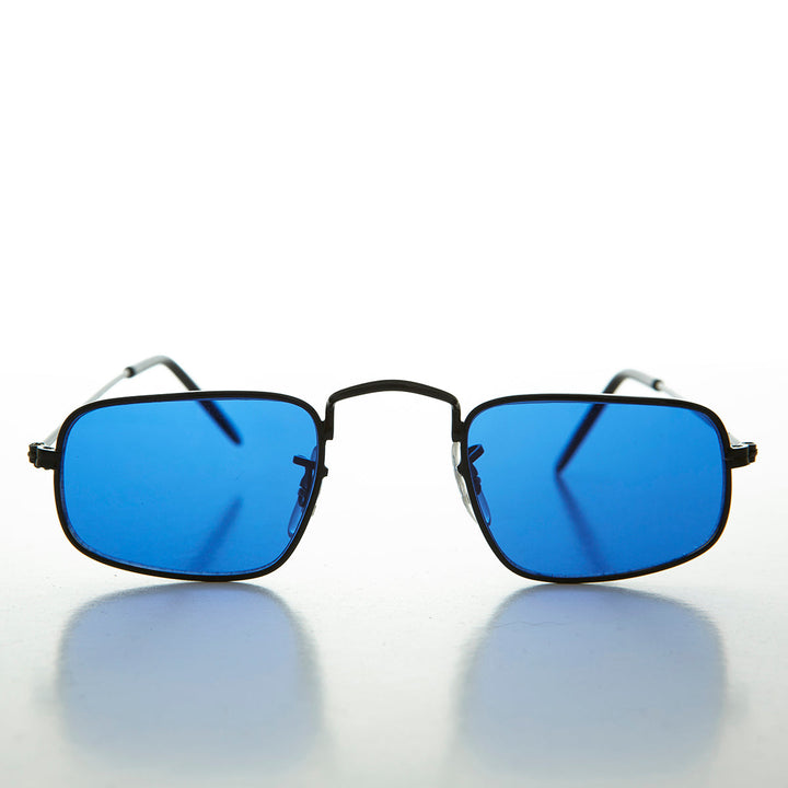 Square Hippy Ben Franklin Colored Lens Vintage Sunglass - Jazz