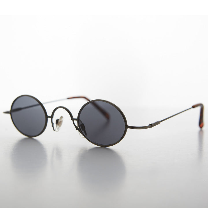 Micro Frame Oval Spectacle Vintage Sunglass - Joseph