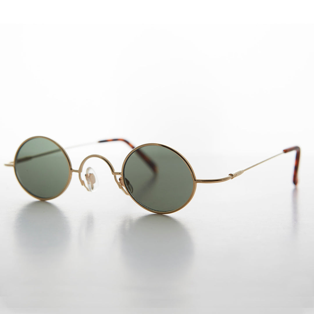 Micro Frame Oval Spectacle Vintage Sunglass - Joseph
