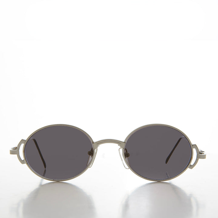 90s Oval Steampunk Sunglass - Kaiser