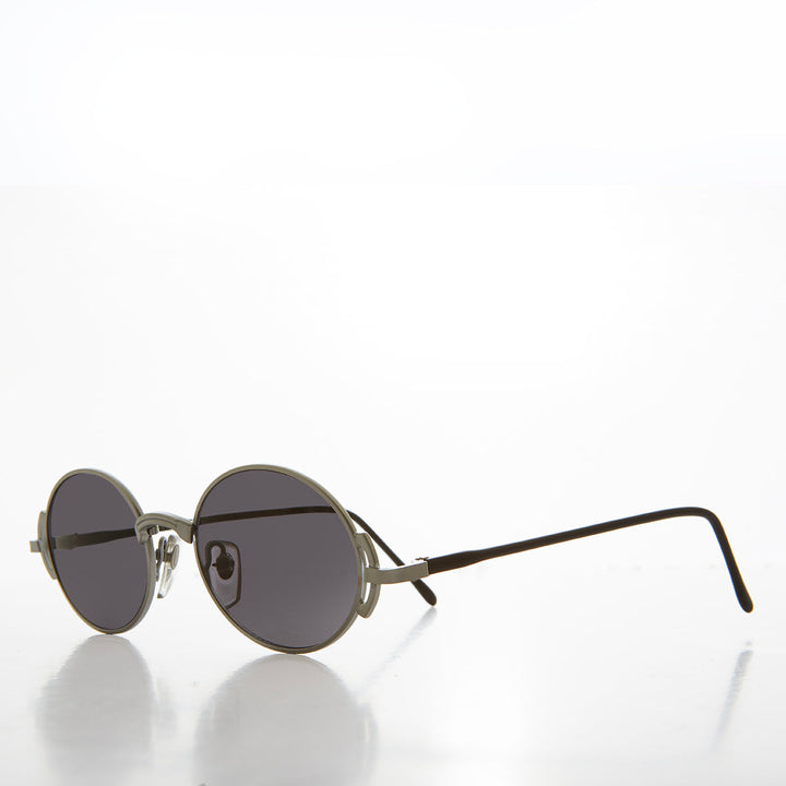 90s Oval Steampunk Sunglass - Kaiser