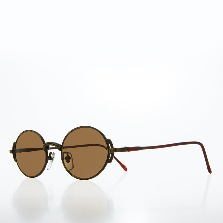 90s Oval Steampunk Sunglass - Kaiser